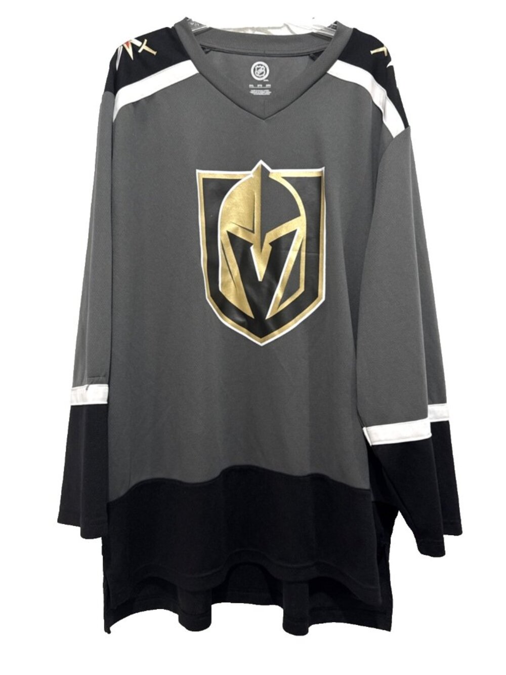 NHL Golden Knights Long Sleeve Graphic Shirt Jersey Mens Size 2 Xl